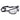 Radians Dagger™ Foam Lined Safety Goggle - Black Frame - Clear Anti-Fog Lens