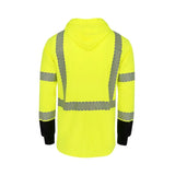 Radians ST631B Class 3 UPF 40 Color Block Long Sleeve T-Shirt with Hood