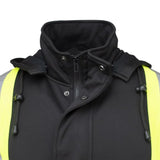 Radians SW01X-1 High Neck Zip Front X-Back Hooded Sweatshirt