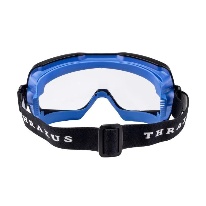 Radians TXEG1 Thraxus™ IQuity Goggle - Black/Blue Frame - Clear Anti-Fog Lens
