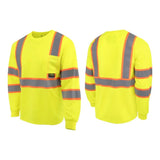 Radians ST41-3 Class 3 Mesh Long Sleeve T-Shirt with Contrast Trim
