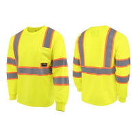 Radians ST41-3 Class 3 Mesh Long Sleeve T-Shirt with Contrast Trim