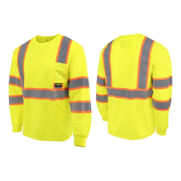 Radians ST41-3 Class 3 Mesh Long Sleeve T-Shirt with Contrast Trim