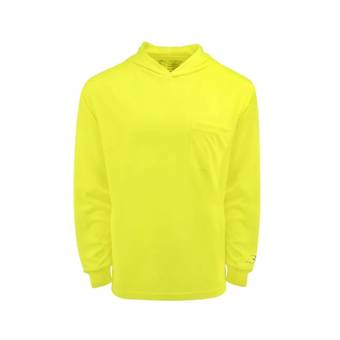 Radians ST61-N Hooded Non Rated Mesh Long Sleeve T-Shirt w/ UV Protection