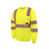 Radians ST41-3 Class 3 Mesh Long Sleeve T-Shirt with Contrast Trim