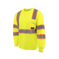 Radians ST41-3 Class 3 Mesh Long Sleeve T-Shirt with Contrast Trim