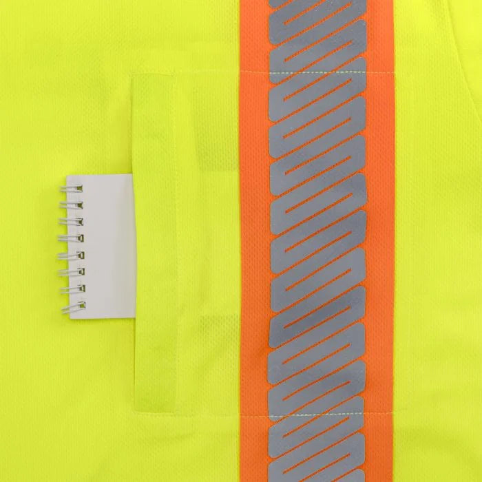 Radians ST42B Class 3 Color Block Short Sleeve T-Shirt with Contrasting Tape