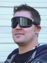 Radians Barricade™ Safety Goggle - Black Frame - Smoke Anti-Fog Lens
