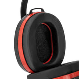 Radians Silencer® Earmuff in Clamshell - Black & Red