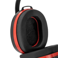 Radians Silencer® Earmuff in Clamshell - Black & Red