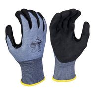Radians RWG586 HPPE Shell and Sandy Foam Nitrile Palm A6 Cut Protection Glove