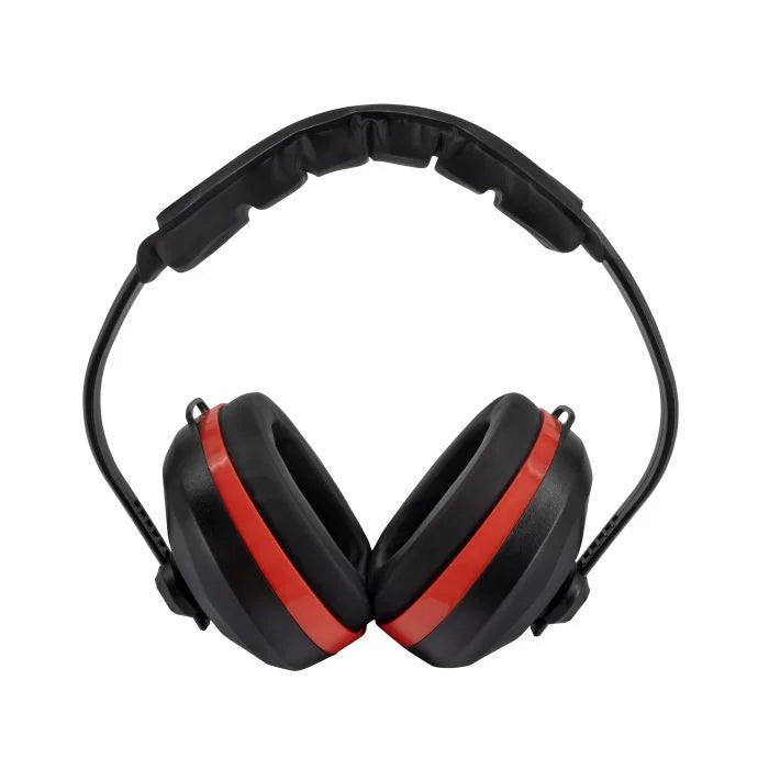 Radians Silencer® Earmuff in Clamshell - Black & Red
