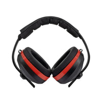 Radians Silencer® Earmuff in Clamshell - Black & Red