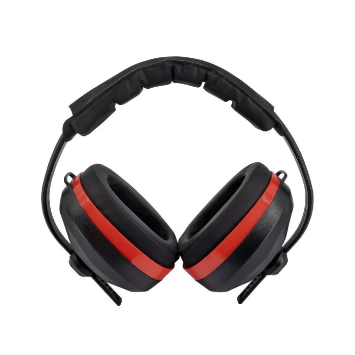Radians Silencer® Earmuff in Clamshell - Black & Red