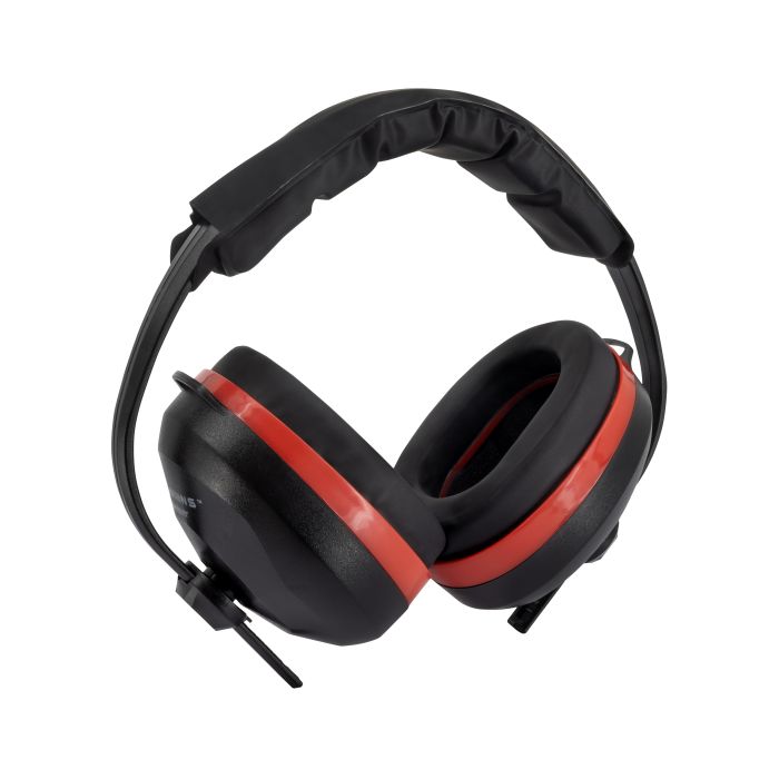 Radians Silencer® Earmuff in Clamshell - Black & Red