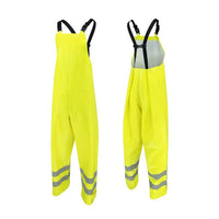 Radians RW08 Class E Self Extinguishing Rain Bib with Safety Fly