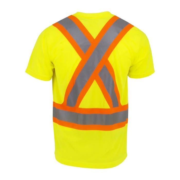 Radians ST11X Class 2 Short Sleeve Safety T-Shirt X-Back