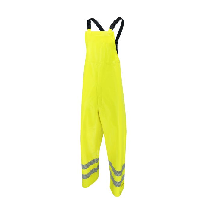 Radians RW08 Class E Self Extinguishing Rain Bib with Safety Fly