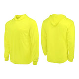 Radians ST61-N Hooded Non Rated Mesh Long Sleeve T-Shirt w/ UV Protection