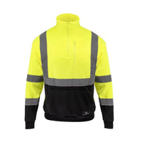 Radians SJ34B-3 Class 3 Color Blocked 1/4 Zip Sweatshirt