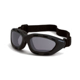 Crossfire Element Foam Lined Safety Goggle - Black Frame - Smoke Anti-Fog Lens