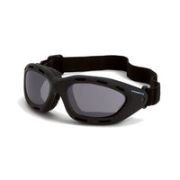 Crossfire Element Foam Lined Safety Goggle - Black Frame - Smoke Anti-Fog Lens