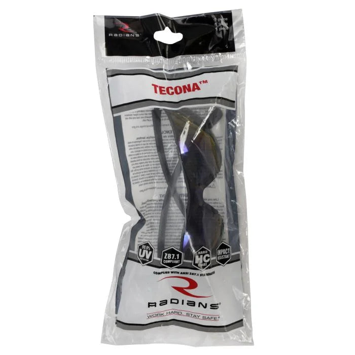 Radians Tecona® Safety Eyewear - Blue Mirror Frame - Blue Mirror Lens