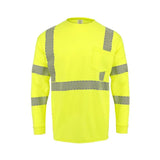 Radians ST921 7.75 oz Class 3 Long Sleeve FR T-shirt with Segmented Reflective Tape