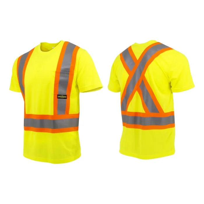 Radians ST11X Class 2 Short Sleeve Safety T-Shirt X-Back