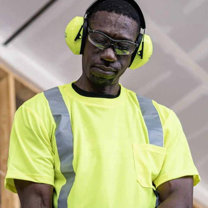Radians Revelation™ Safety Eyewear - Black Frame - Clear Lens