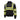 Radians SW01X-1 High Neck Zip Front X-Back Hooded Sweatshirt