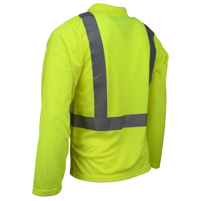 Radians ST22 Class 2 High Visibility Safety Long Sleeve Polo