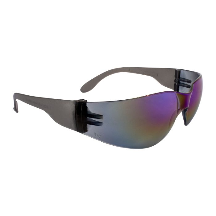 Radians Mirage™ Safety Eyewear - Rainbow Mirror Frame - Rainbow Mirror Lens