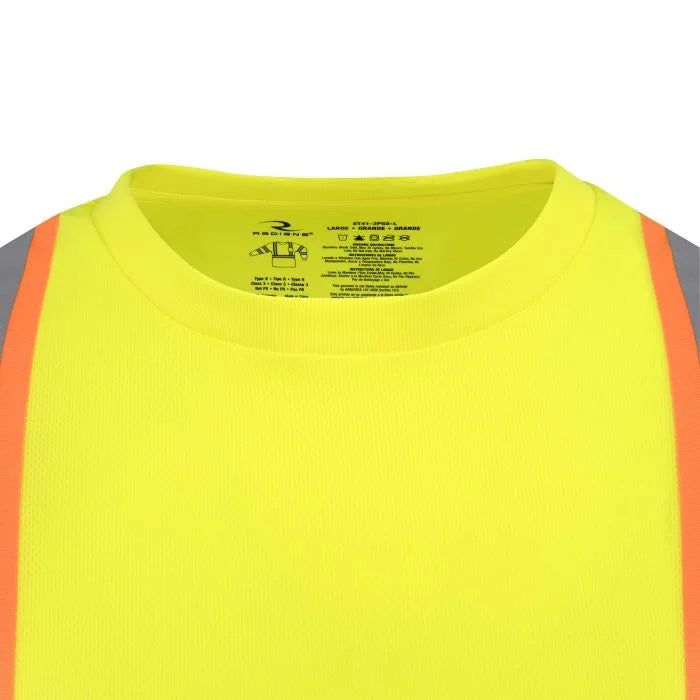 Radians ST41-3 Class 3 Mesh Long Sleeve T-Shirt with Contrast Trim
