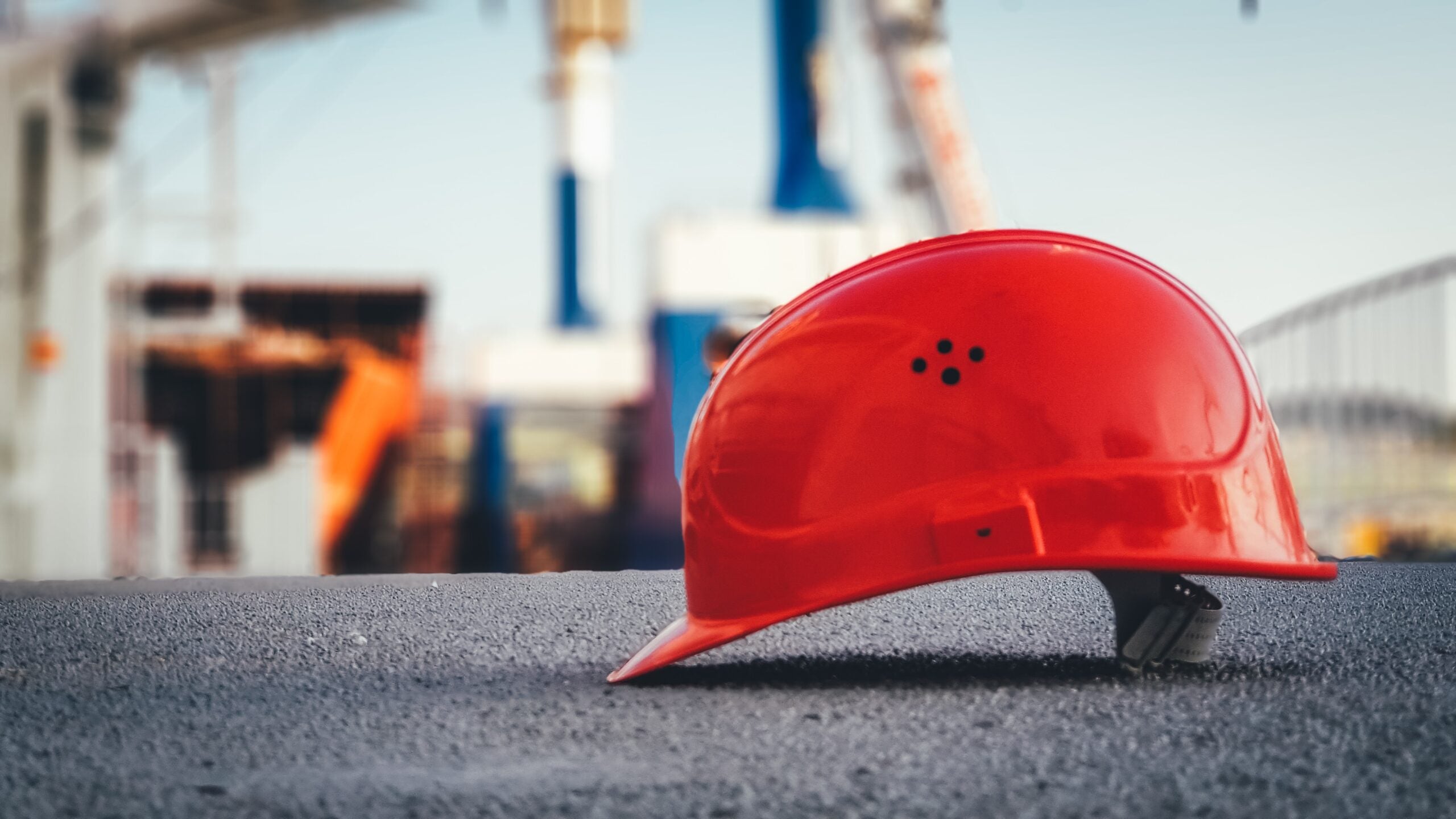 Supply Solutions team member wearing a hard hat