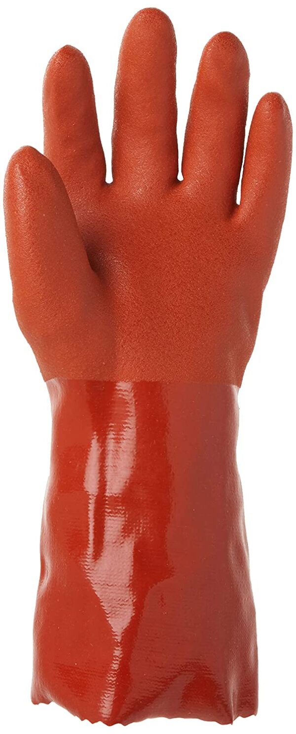 SHOWA - Atlas 620 Fully Coated Double-Dipped PVC Glove, Seamless Knitted Liner, Chemical Resistant, 12" Length, - Image 4