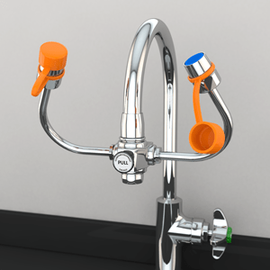 EyeSafe-X™ Faucet-Mounted Eyewash Station