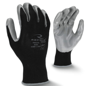 Radians Smooth Nitrile Palm Coated Work Gloves (sold by the dozen)