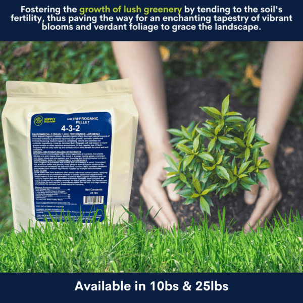 Supply Solutions 4-3-2 Nutri-Proganic Pellet Organic Chicken Manure Premium Fertilizer - Ideal for a Variety of Food Crops - For Soil Moisture & Drainage - Image 3