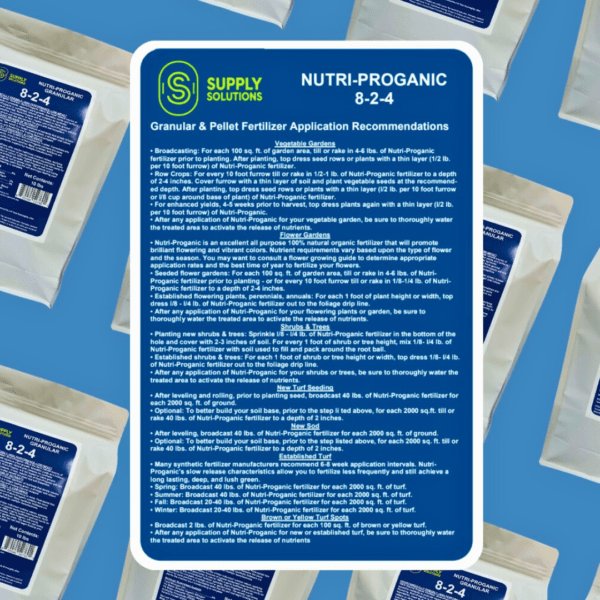 Supply Solutions 8-2-4 Nutri-Proganic Organic Granular Premium Fertilizer - Promotes Plant Growth, Flowering - Deters unwanted pests - Image 3