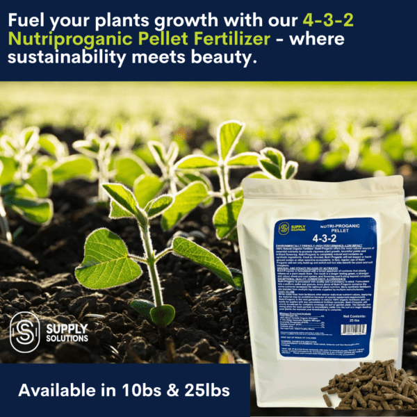 Supply Solutions 4-3-2 Nutri-Proganic Pellet Organic Chicken Manure Premium Fertilizer - Ideal for a Variety of Food Crops - For Soil Moisture & Drainage - Image 6