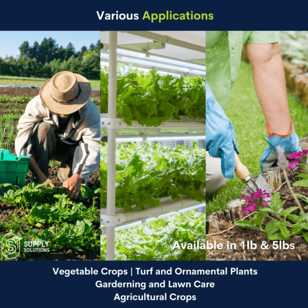 Supply Solutions 7/11 (7-0-0)- 7% Nitrogen and 11% Calcium - Plant food for Vegetable and Fruit Crops, and Other Plants - Elevates Soil - Image 3