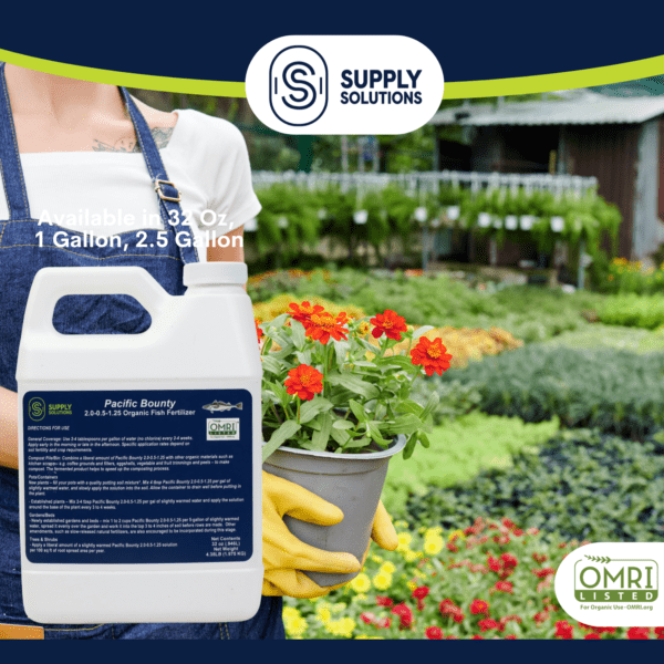 Supply Solutions Pacific Bounty 2.0-0.5-1.25 Organic Fish Fertilizer for Plants - Nutrient-rich Liquid Organic Fertilizer for Vegetables Fruits - Derived Fish Protein Hydrolysate Molasses - Image 10