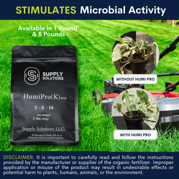 Supply Solutions HumiPro(K) WSP | Premium Humic and Fulvic Powder Fertilizer for Lush Plants and Lawns - Superior Soil Conditioning - Image 6