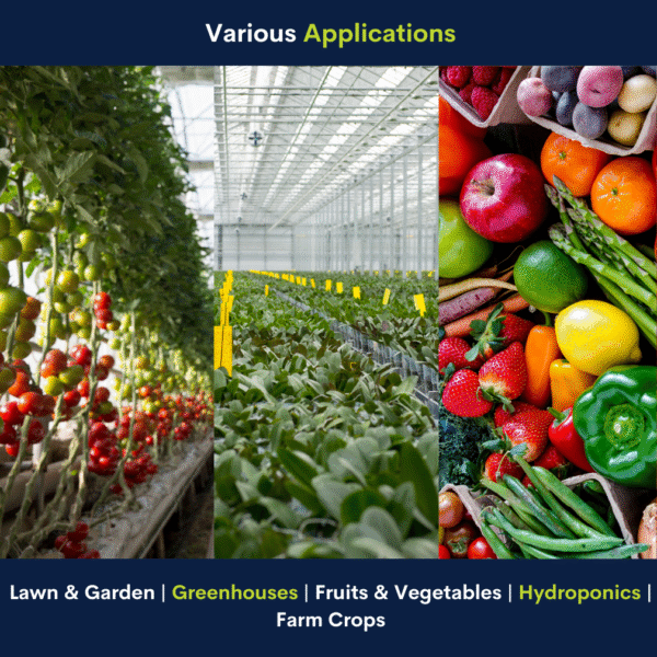 Supply Solutions Calcium Nitrate 15.5-0-0 + 19% Ca | Fast-Acting Water Soluble Fertilizer Prevents Blossom End Rot - Boosts Growth & Yield for Vegetables, Fruit, Gardens & Hydroponics - Image 3