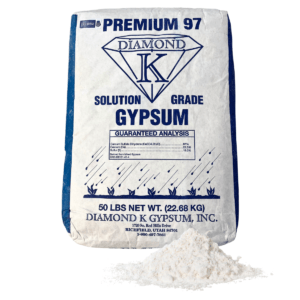 Supply Solutions Gypsum Powder - Purest and Soluble Houseplant Food Fertilizer for Indoor Plants, Outdoor, Lawn, Vegetables - Indoor Plant Nutrients, Improve Plant Growth (50 Pounds)